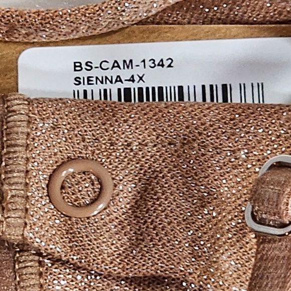 SKIMS Shimmer Cami Bodysuit/ 3X,4X/SIENNA - Picture 4 of 12